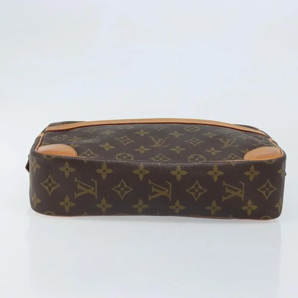 Louis Vuitton Monogram Compiegne 28 Clutch Bag Brown
